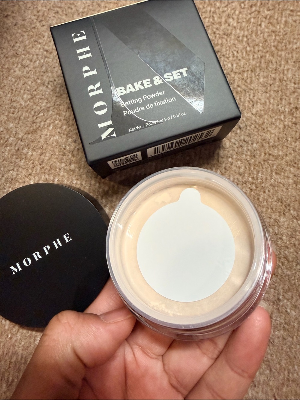 New Morphe Bake & Set Setting Powder - Translucent 9g